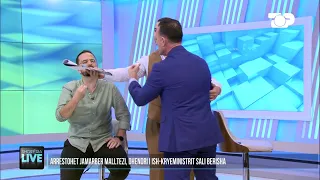 Arrestohet Jamarbër Malltezi, plas sherri, moderatorët mbyllin emisionin - Shqipëria Live 23.10.2023