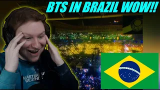 American Reacts to Brazilian BTS ARMY Fanchant Gives Everyone Goosebumps!!