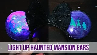 DIY Light Up Haunted Mansion Inspired Mickey Ears