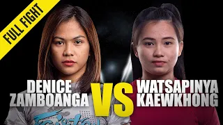 Denice Zamboanga vs. Watsapinya Kaewkhong | ONE Championship Full Fight