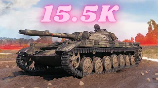 T-100 LT  15.5K Spot Damage  World of Tanks Replays