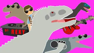 ♪ JURASSIC WORLD THE MUSICAL REMIX BUT IN PIVOT - Animated Parody Song (LHUGUENY)