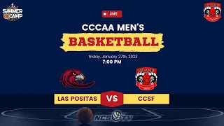 Las Positas vs City College of San Francisco Men's Basketball LIVE 1/27/23