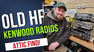 Kenwood radio old hf ham amateur radios from storage! TS570D & Trio TS430S & TS850S transceiver rig