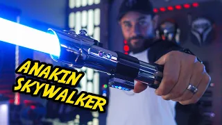 AOTC Anakin Skywalker Neopixel Lightsaber Review by NSABERS!