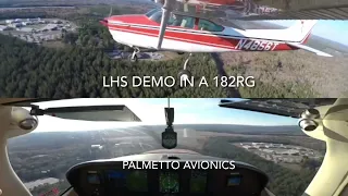 LHS LANDING DEMO IN A CESSNA 182RG