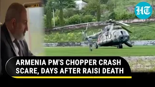 Iran Neighbour Armenia PM's Chopper Crash Scare, Days After Raisi's Death: Watch What Happened