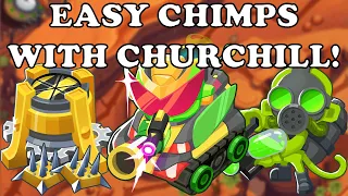 Mesa CHIMPS With Churchill! Black Border Guide BTD6 v38.0