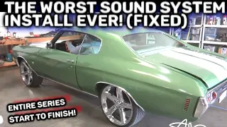 The WORST sound system install EVER! You won't believe it. Entire fix, start to finish