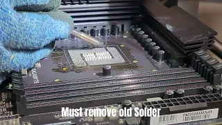 Motherboard CPU Socket Removal Gigabyte LGA1700