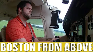 Boston from Above! Cessna 182 Skylane - KBVY // KSFZ