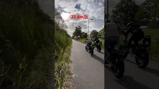 25 km/h🔥🔥 (probeer dit absoluut niet!!, wij zijn getrainde fietsen rijders )