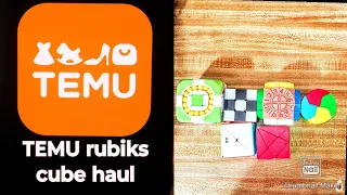 Temu Rubik's cube Haul unboxing and review