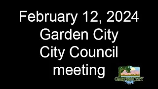 February 12, 2024, City Council meeting