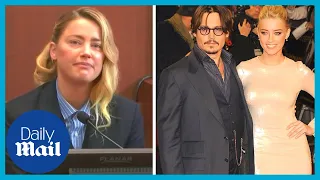 'Using his tongue': Amber Heard recalls Johnny Depp on-set kiss