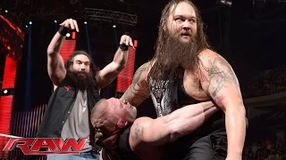 Tensions rise as Roman Reigns and Brock Lesnar appear on "The Highlight Reel": Raw, January 18, 2016