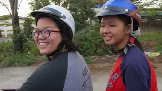 First Time Riding a Motorbike in Ho Chi Minh City, Vietnam