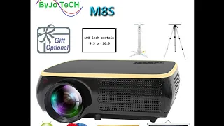 ByJoTeCH M8S 1080P Projector