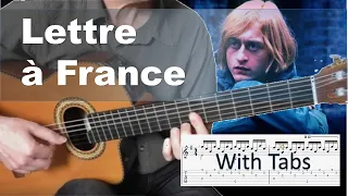 Lettre à France - Michel Polnareff - Solo Fingerstyle Guitar