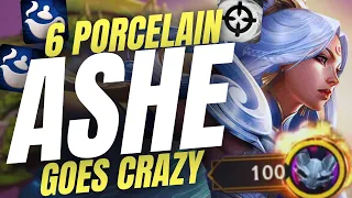 6 PORCELAIN ASHE CARRY IS SO GOOD YOU WON'T LOSE A SINGLE ROUND! | TFT Set 11 Patch 14.8