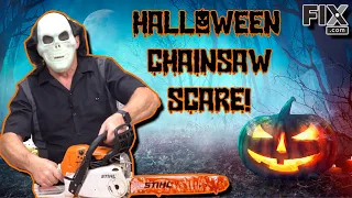 Scare Your Friends This Halloween! How to Prep a Chainsaw for a Safe Halloween Scare | FIX.com