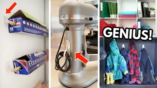 EVERYDAY ORGANIZATION HACKS THAT ARE BORDERLINE GENIUS 💡