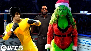 TRUE Bruce Lee vs. Female Grinch | EA Sports UFC 5