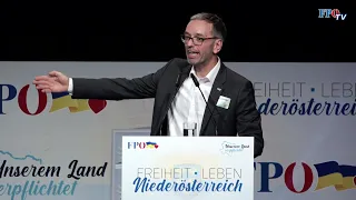 FPÖ-NÖ-Landesparteitag 2021: Die Rede von Herbert Kickl