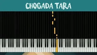 chogada tara song keyboard notes / cover