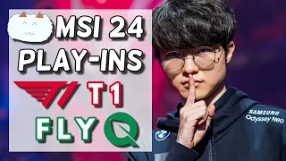 THE FASTEST BO3 IN INTERNATIONAL HISTORY | T1 vs FLY | MSI 2024 LIVEVIEW