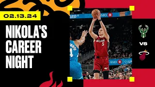 Nikola's Career Night (24 PTS 7 REB 3 AST)