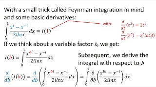 Integral of sin(lnx)/lnx Integral by Feynman's Technique Supreme Integral