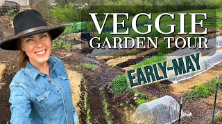 Vegetable Garden Tour Early-May 2022:  Zone 6a, Ohio