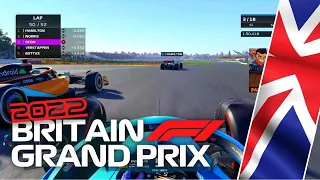 I SIMULATED THE 2022 F1 BRITAIN GRAND PRIX! - F1 22 Game 100% Race with Esteban Ocon (Britain GP)