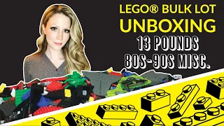 LEGO® Haul! Unboxing 13 Pounds of 80s-90s LEGO® Bricks/Sets