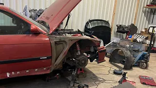 BMW e36 328i  Front corner rust repair