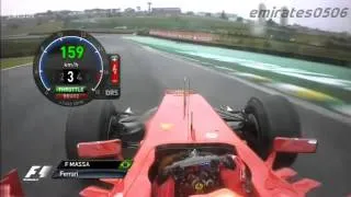 F1 Brazil 2012 / Felipe Massa Q1 Lap - Onboard