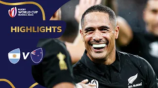 Jordan hattrick puts All Blacks in final | Argentina v New Zealand | Rugby World Cup 2023 Highlights