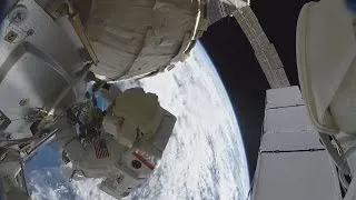 NASA Releases Video of Spacewalk at ISS