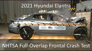 2021 Hyundai Elantra NHTSA Full-Overlap Frontal Crash Test