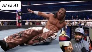 WWE 2K24 My only problem with AI vs AI in the game..