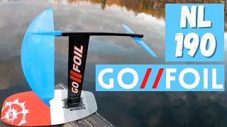 Hydrofoil Product Review | Go Foil NL190 for Lake Foil Surfing & Hydrofoil Surfing