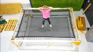 Mijn eigen trampoline bouwen! (werkt dus niet) | #558