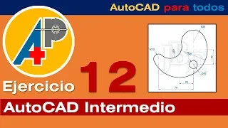 AutoCAD Intermedio - Ejercicio 12