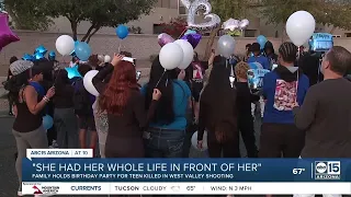 Family of teen shot in drive-by shooting hold Sweet 16 vigil