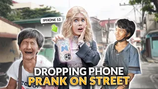 DROPPING MY PHONE ON THE STREET PRANK! | IVANA ALAWI