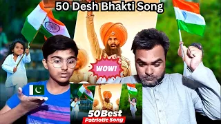 Pakistani Reaction on Best Patriotic Song Of All Time | Top 50 Desh Bhakti Song |