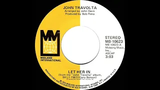 1976 HITS ARCHIVE: Let Her In - John Travolta (stereo 45)