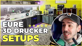 EURE 3D Drucker Setups | Ich reagiere auf Zuschauer Hobbyräume!