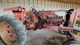 restoring a international Farmall 656 for my dad, spending quality time with family